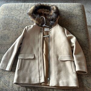 Zara wool winter coat sz 11/12